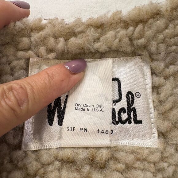 Woolrich Buffalo Check Vest/Size M/Buffalo Check/Sherpa Lined/Outdoors/Unisex - Picture 5 of 9